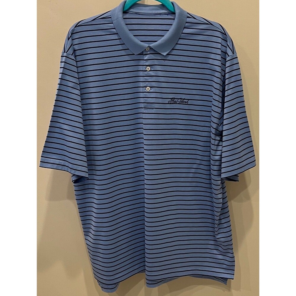 Sea Island Golf Resort Golf Shirt - Men's Size XL - Blue